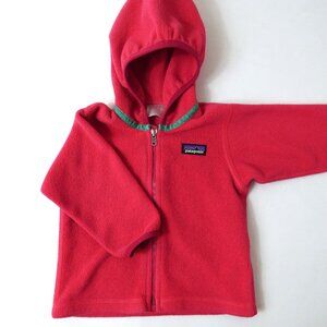 Patagonia Infant Hot Pink Fleece Jacket, Size 6-12 Months